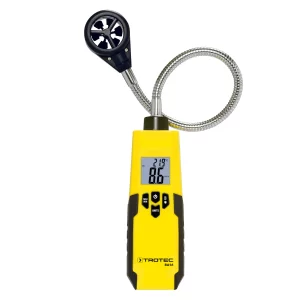 ANEMOMETRO RUEDA ALADA TROTEC BA16 CON SONDA SEMIFLEXIBLE.