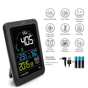 DETECTOR DE CALIDAD DEL AIRE (CO2) TROTEC BZ26 DE 400 a 5.000 PPM.
